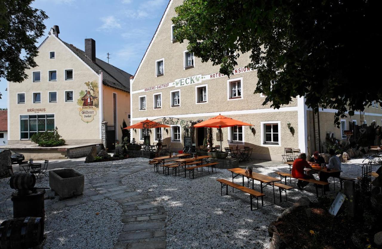 Brauerei-Gasthof Eck Hotel Böbrach Eksteriør billede