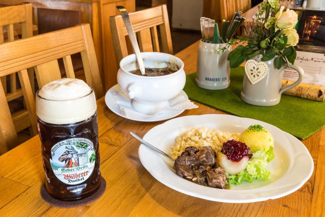 Brauerei-Gasthof Eck Hotel Böbrach Eksteriør billede